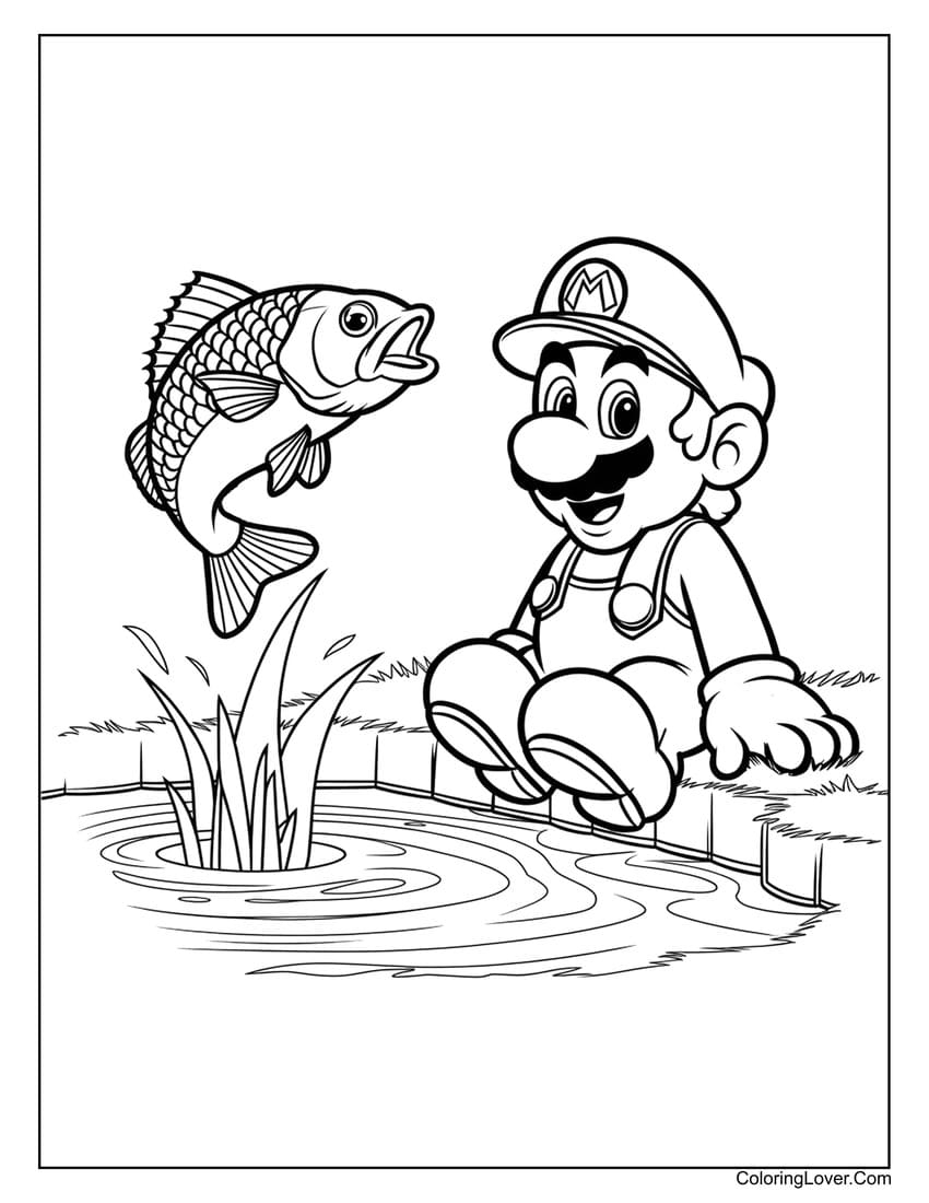 56 Super Mario Coloring Pages Free Printables For All Ages 