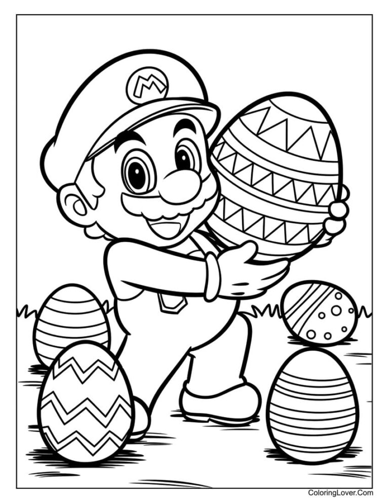 56 Super Mario Coloring Pages Free Printables For All Ages 