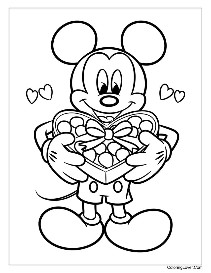 Mickey Mouse Printable Coloring Sheets