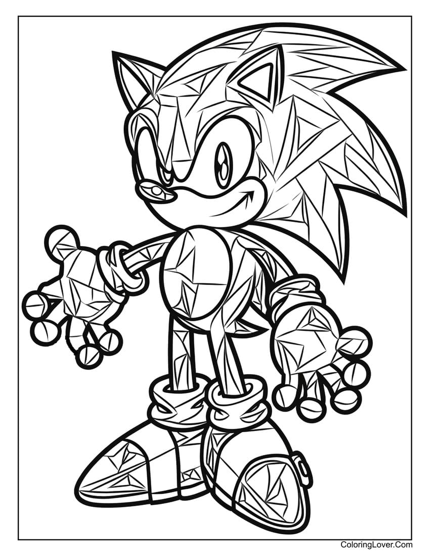 64 Sonic Coloring Pages Free Printables For All Ages 