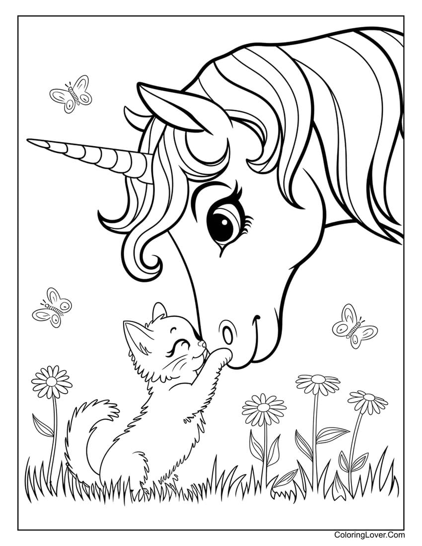 76 Unicorn Coloring Pages Free Printables For All Ages