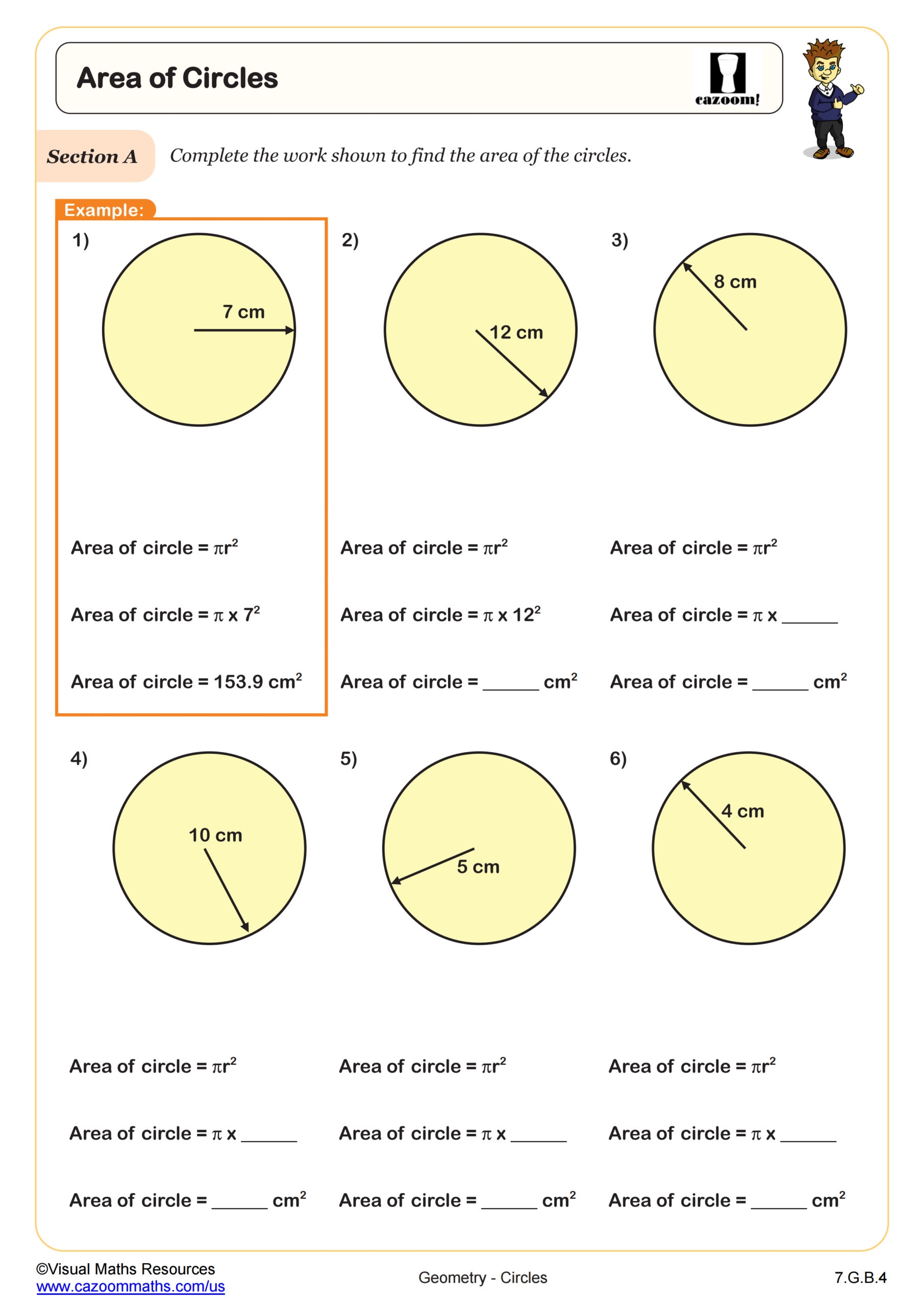 Printable Math Worksheets 7th Grade