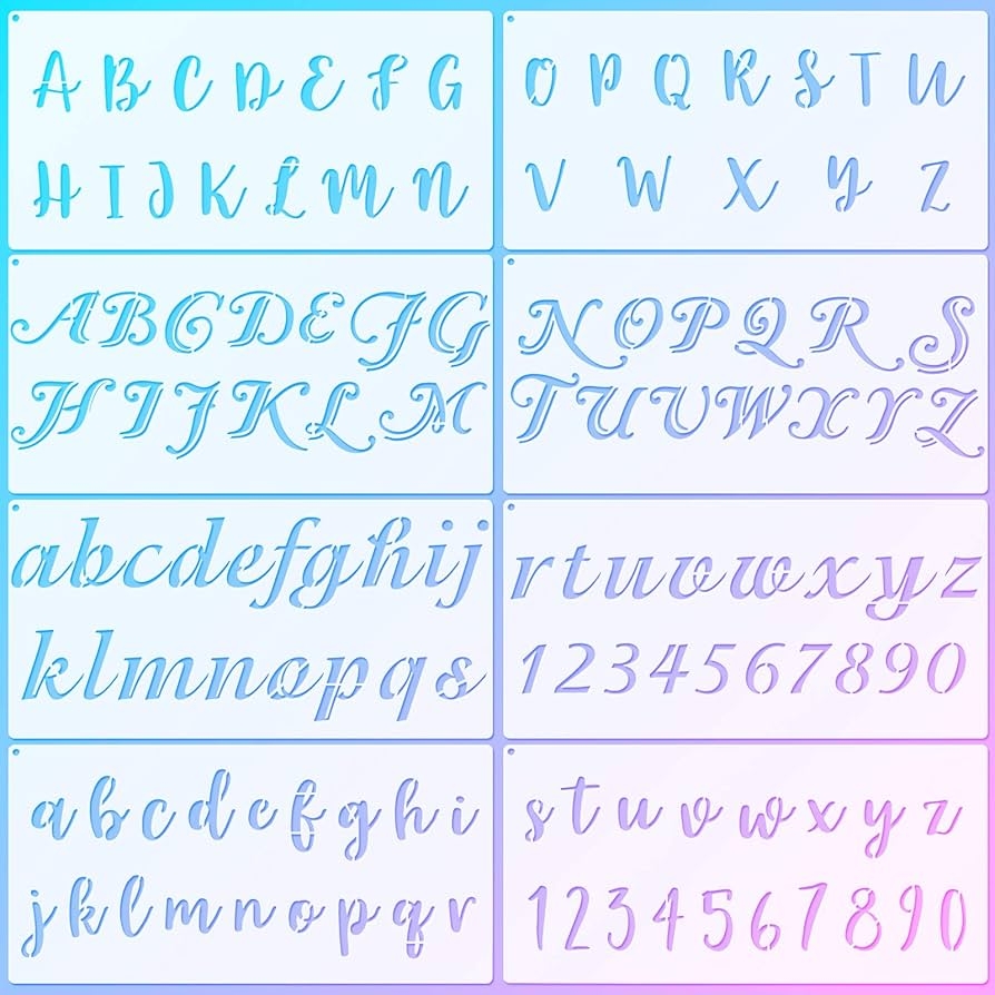 Free Printable Script Letter Templates