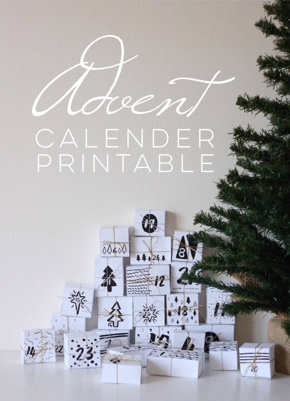 Advent Calendar DIY Printable Free Download Pure Sweet Joy Advent Calendar DIY Printable Free Download Pure Sweet Joy