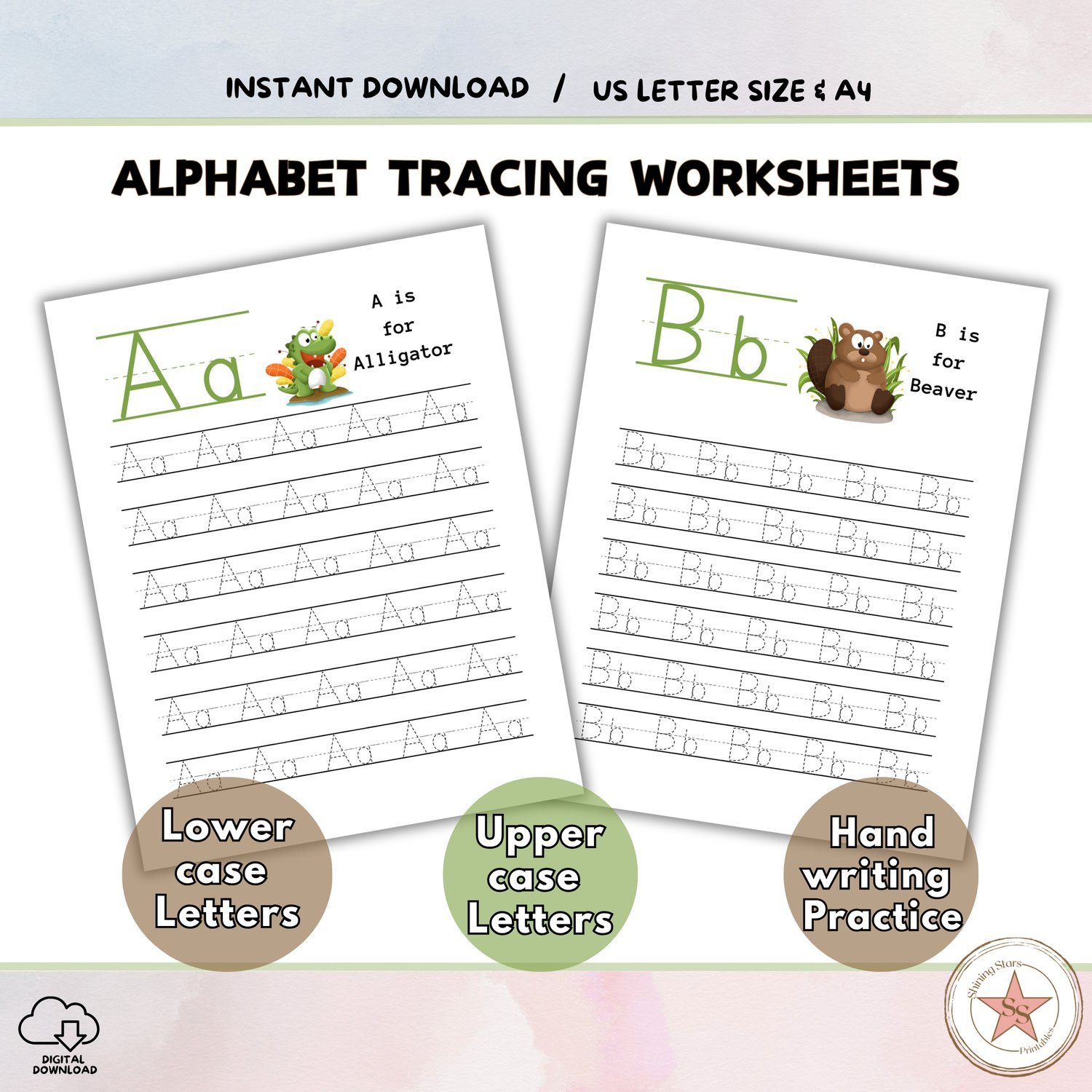 Abc Practice Printable Worksheets
