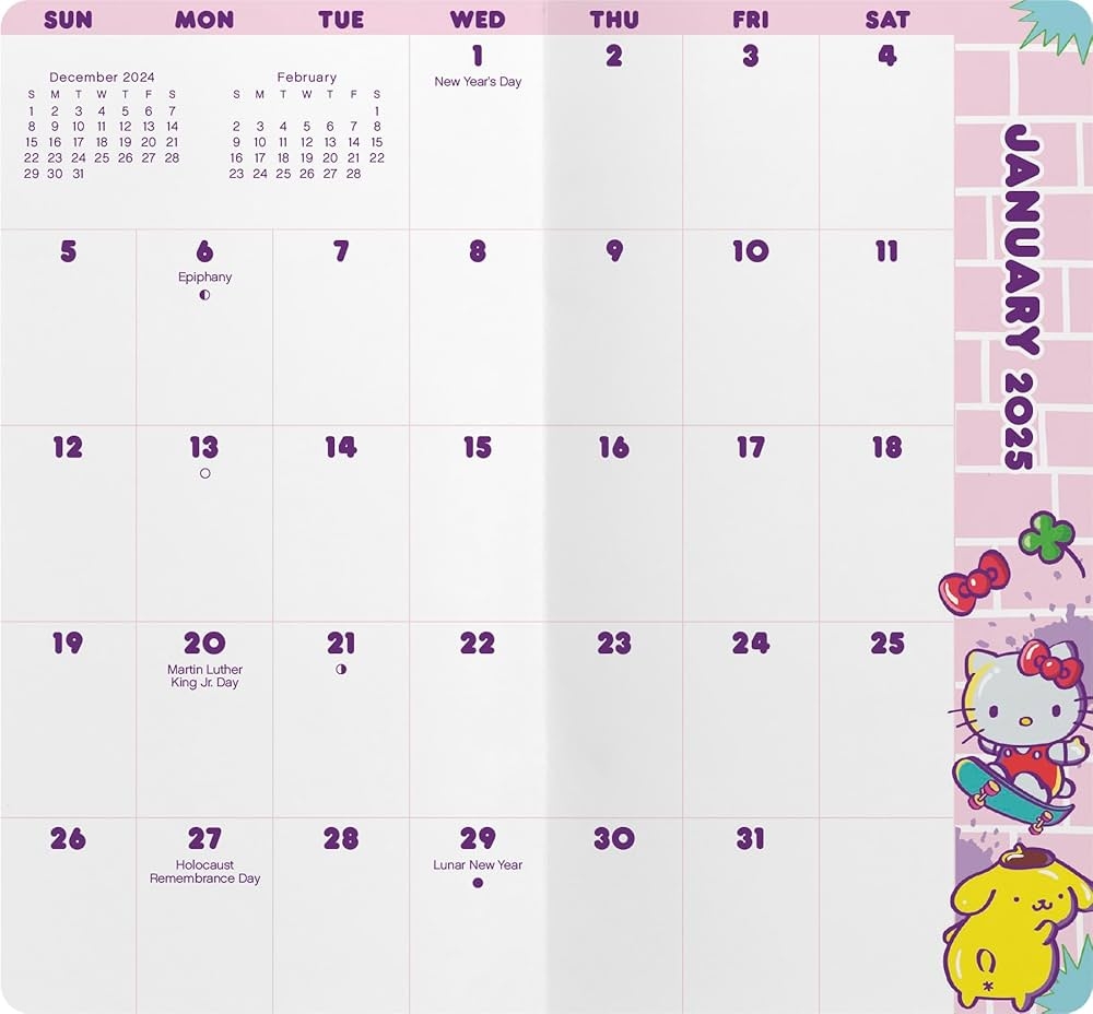 Sanrio June 2025 Calendar