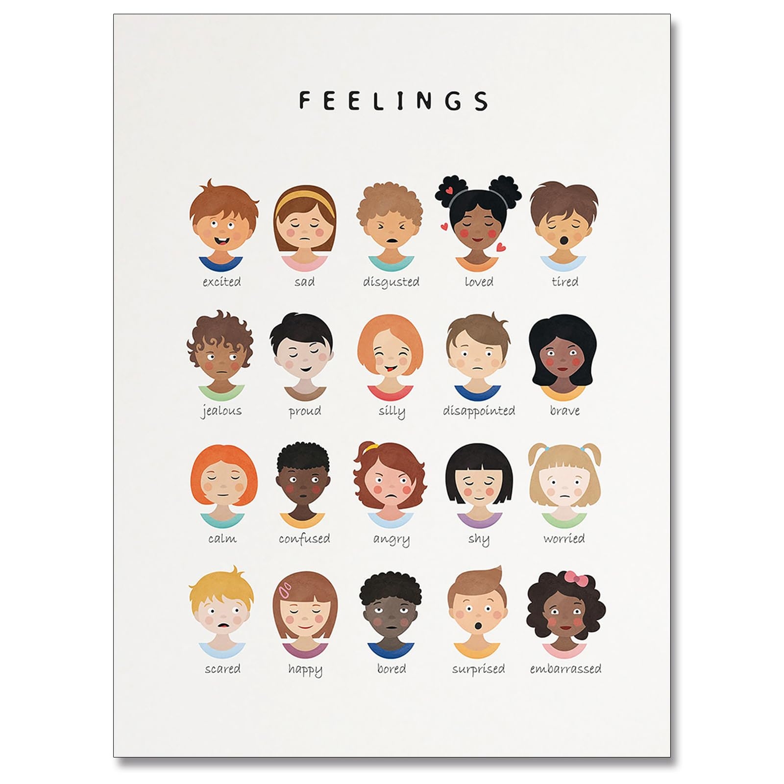 Amazon Uoyien Feelings Chart And Emotions Poster For Kids Mental Health Awareness Canvas Wall Art Special Emotions Faces Calm Corner Prints Classroom Social Worker Office Decor 12x16in Unframed Office Products Amazon Uoyien Feelings Chart And Emotions Poster For Kids Mental Health Awareness Canvas Wall Art Special Emotions Faces Calm Corner Prints Classroom Social Worker Office Decor 12x16in Unframed Office Products