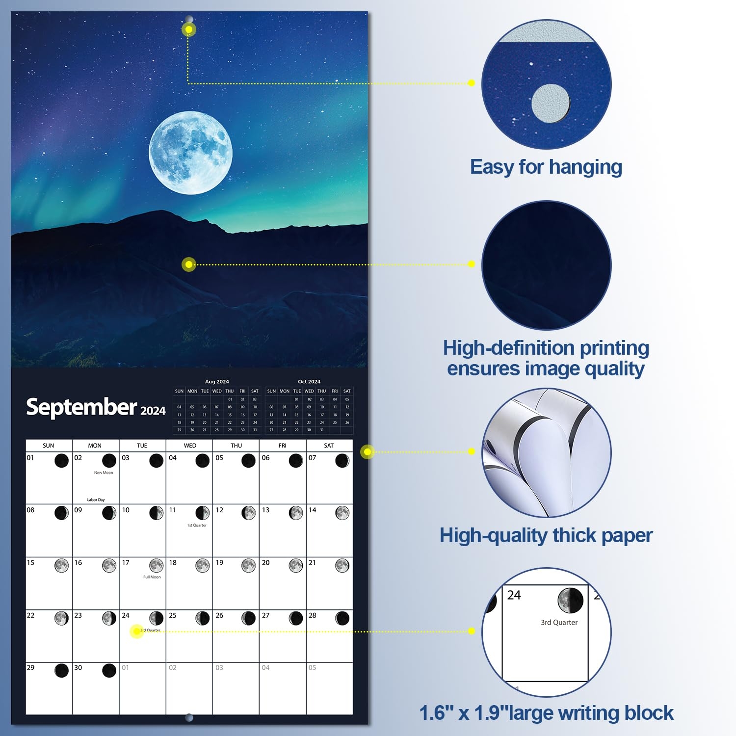 Moon Phase Calendar July 2025