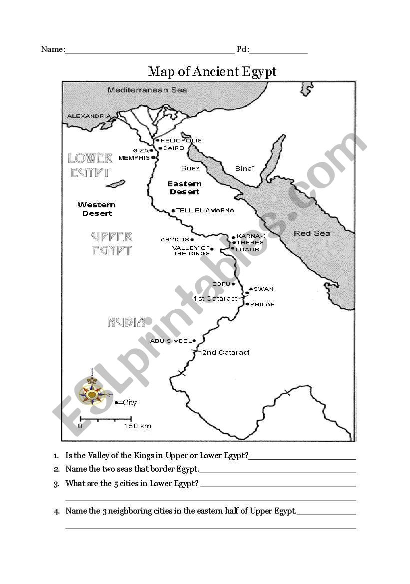 Map Of Ancient Egypt Printable Map Of Ancient Egypt Printable