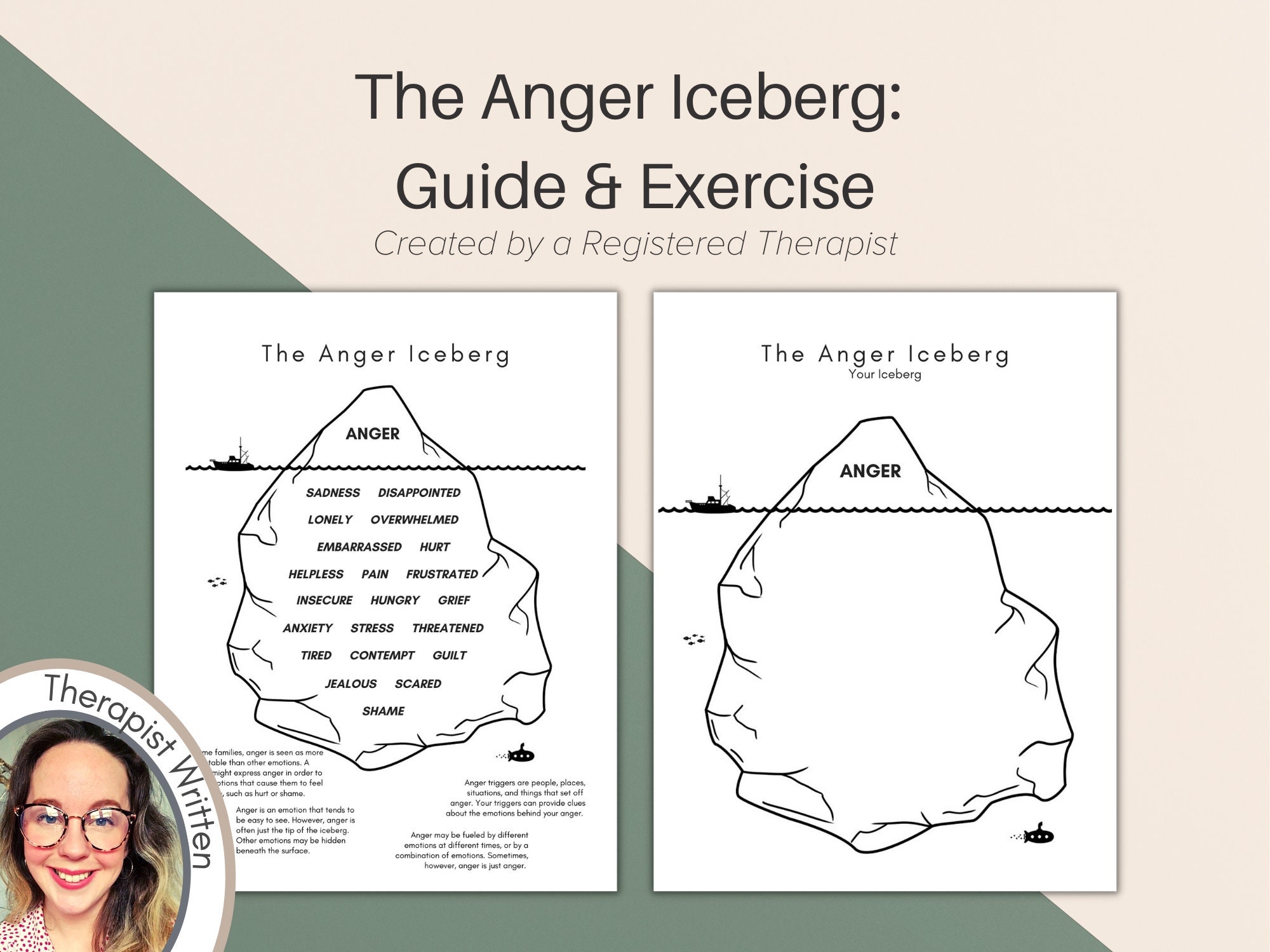 Printable Blank Iceberg Worksheet