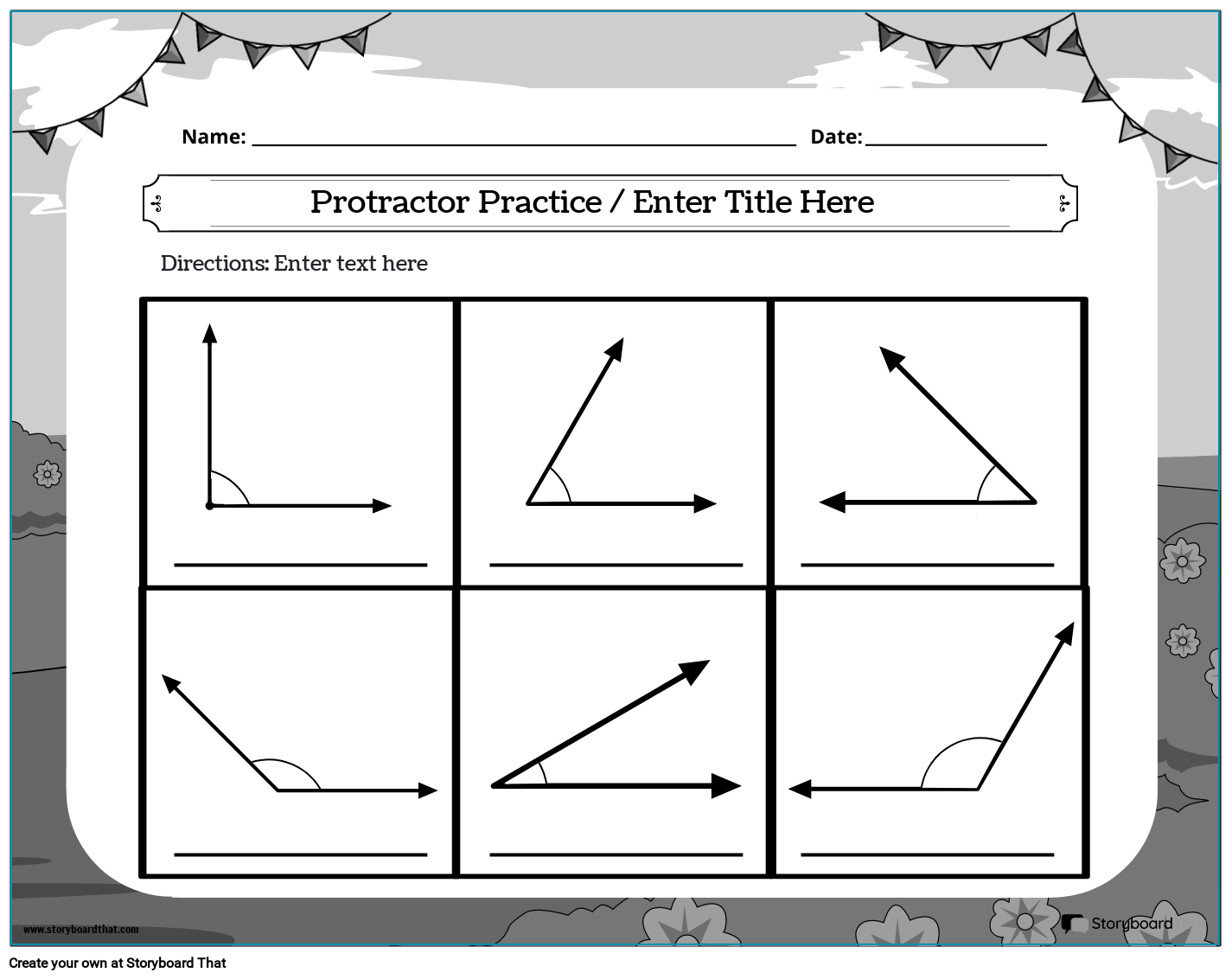 Angles Worksheets Classify Measure With Storyboard That Angles Worksheets Classify Measure With Storyboard That