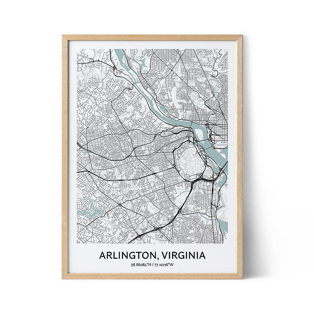 Printable Map Of Arlington Va