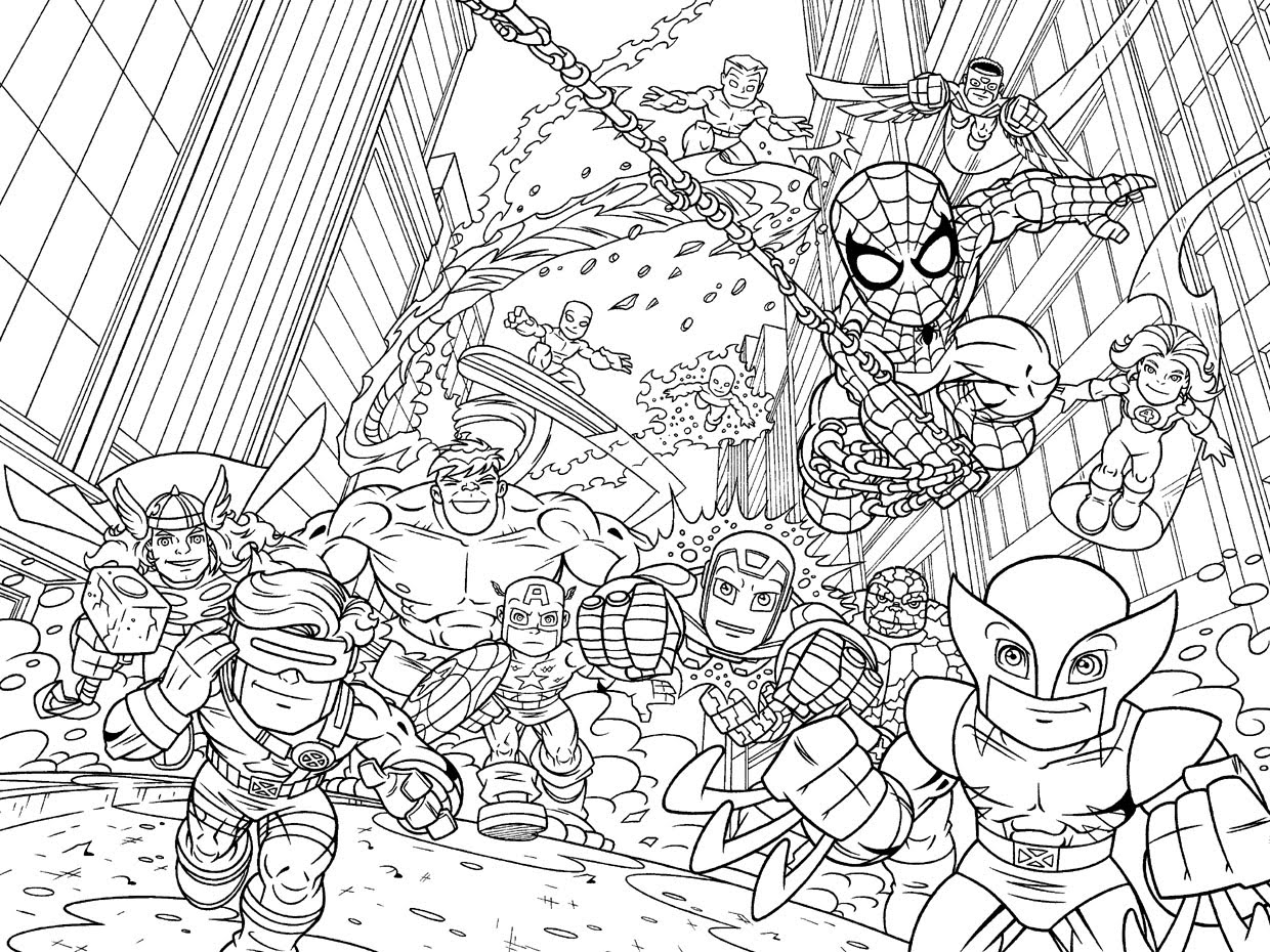 Marvel Printable Coloring Sheets Marvel Printable Coloring Sheets