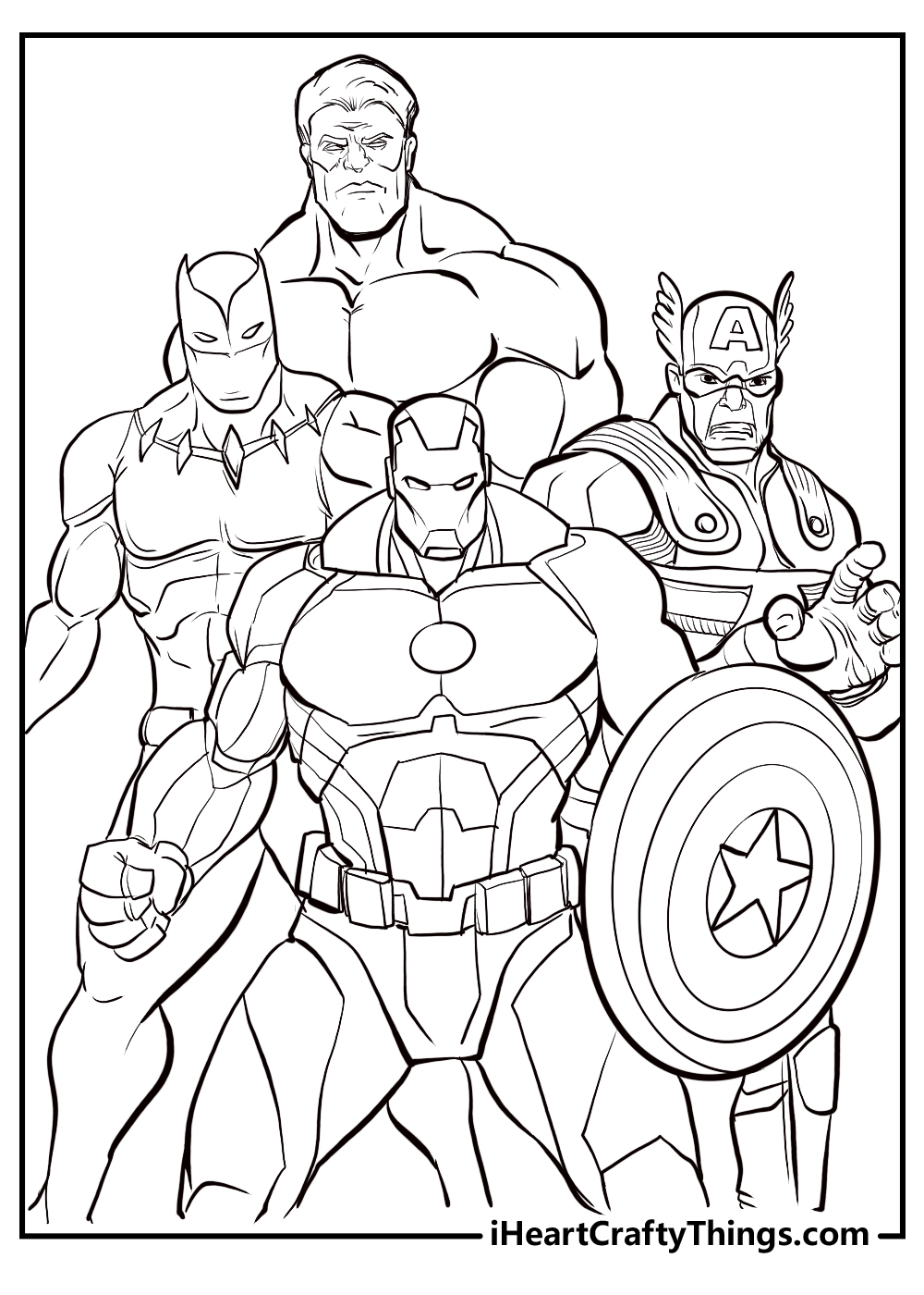 Avengers Coloring Pages 100 Free Printables