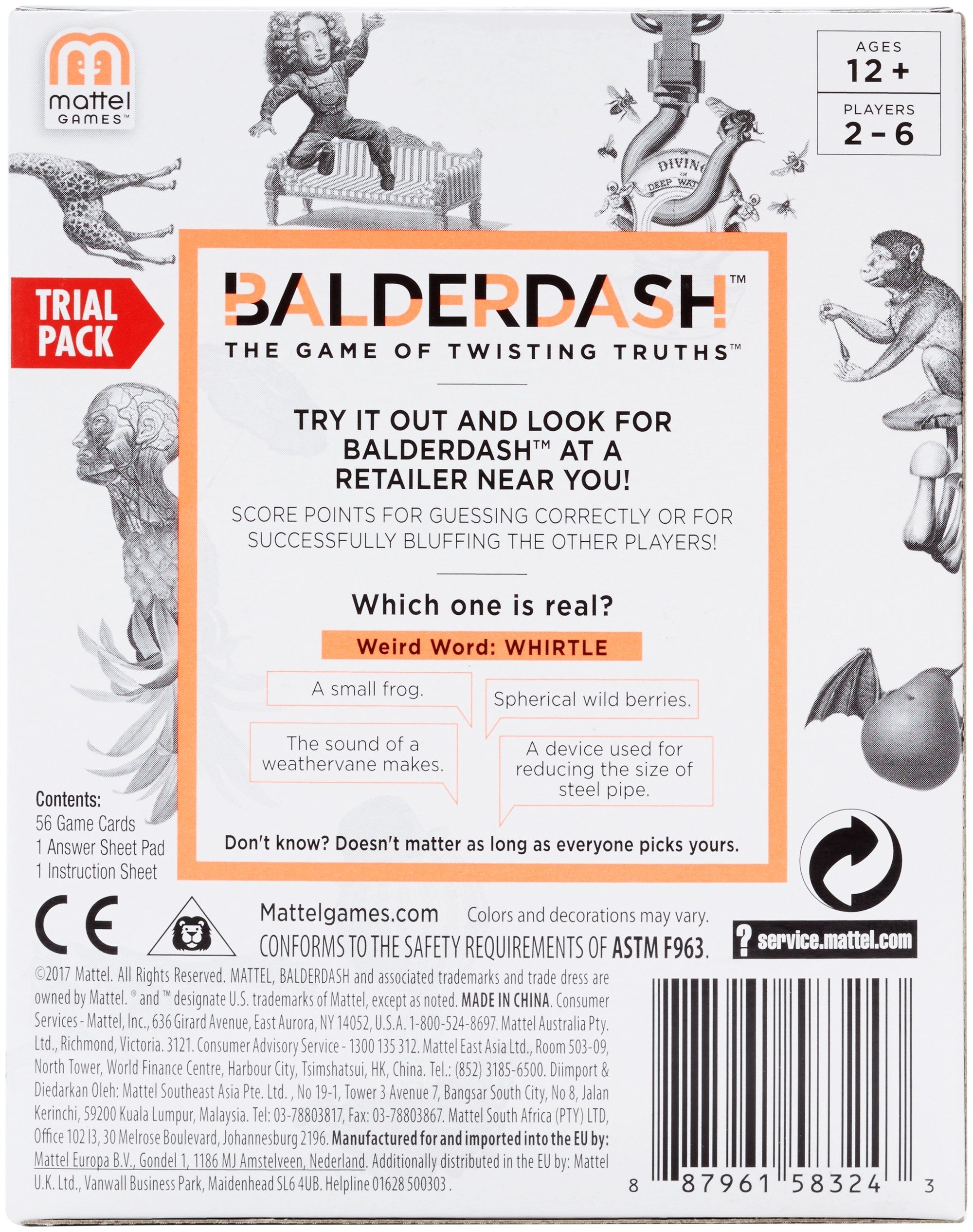 BALDERDASH TRIAL PACK Amazon sg Toys BALDERDASH TRIAL PACK Amazon sg Toys