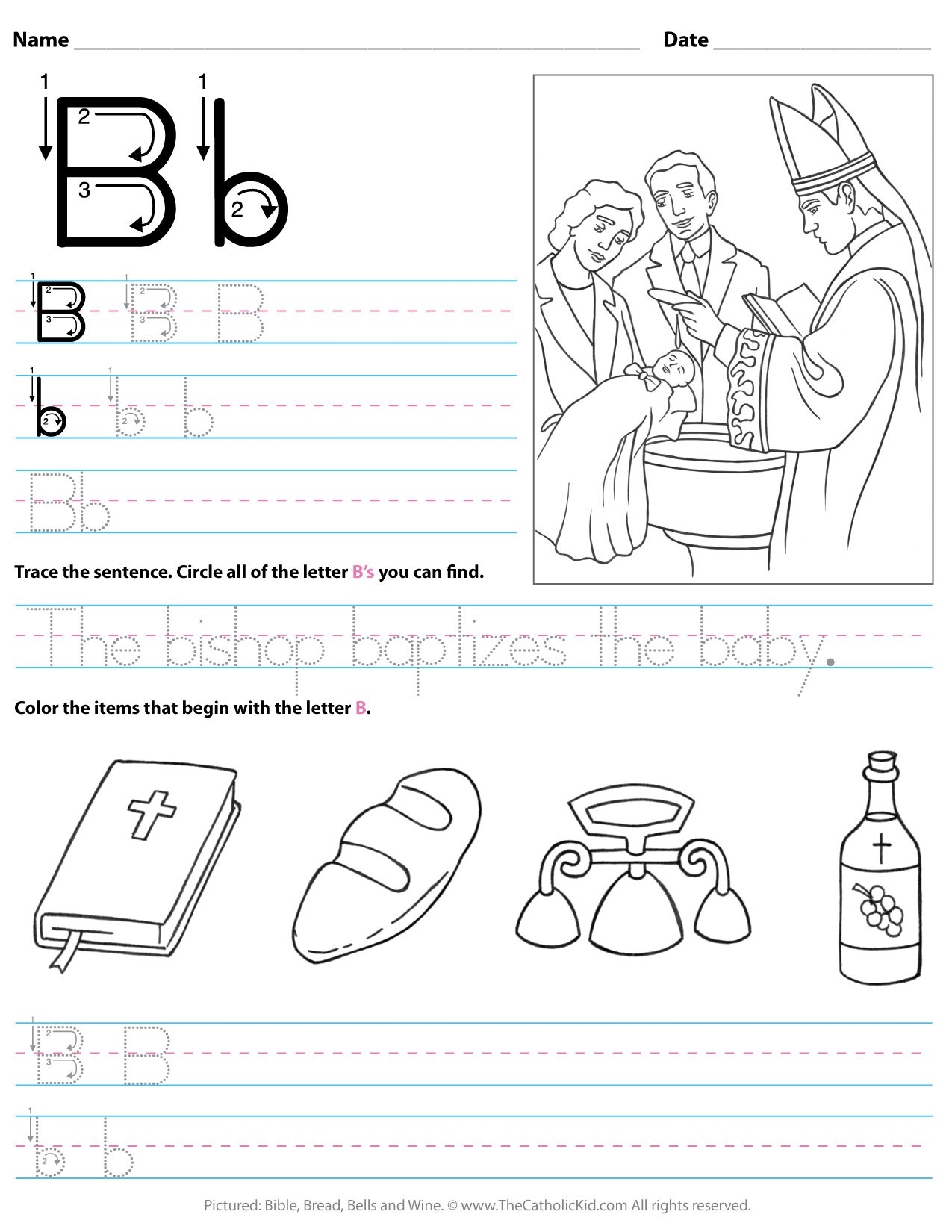 Baptism Archives The Catholic Kid Catholic Coloring Pages And Games For Children