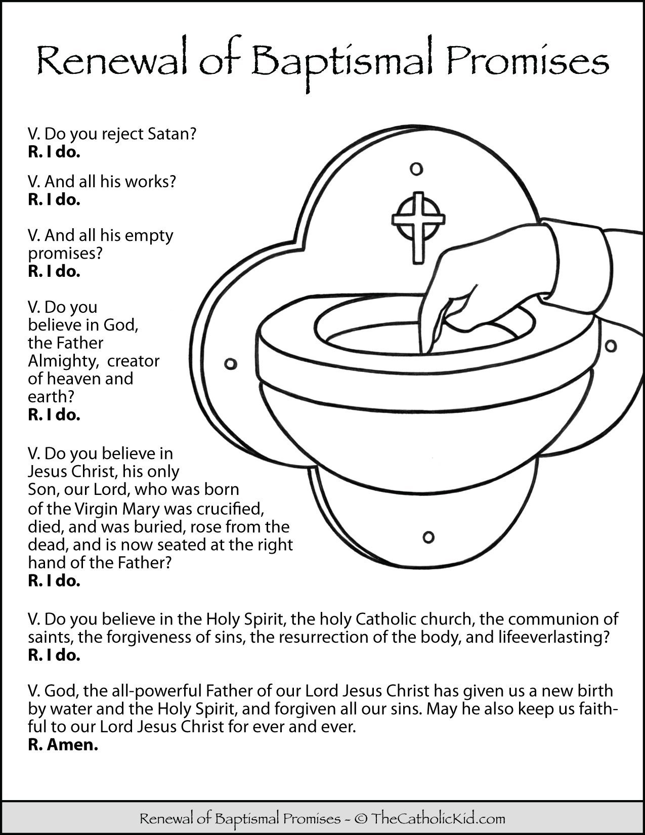 Baptism Archives The Catholic Kid Catholic Coloring Pages And Games For Children