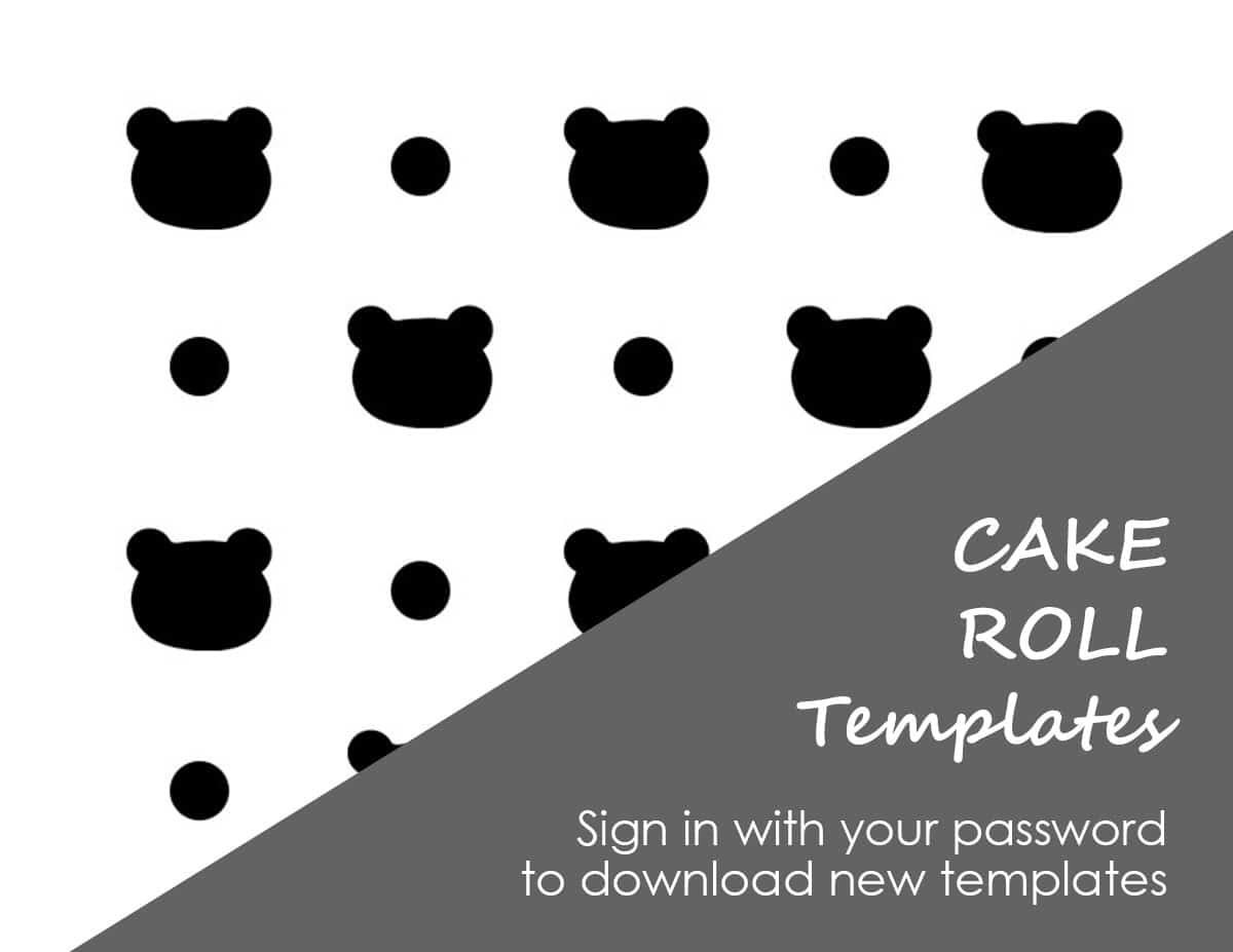 Bear Pattern Swiss Roll With Cheesecake Filling Indulge With Mimi