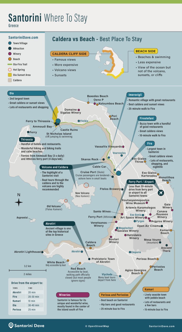 Best Santorini Maps For Tourists 2026 