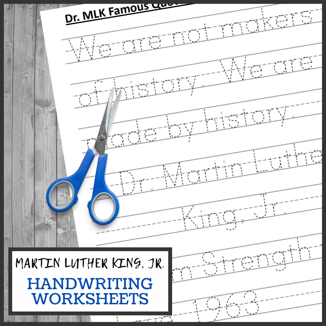 Free Printable Mlk Worksheets