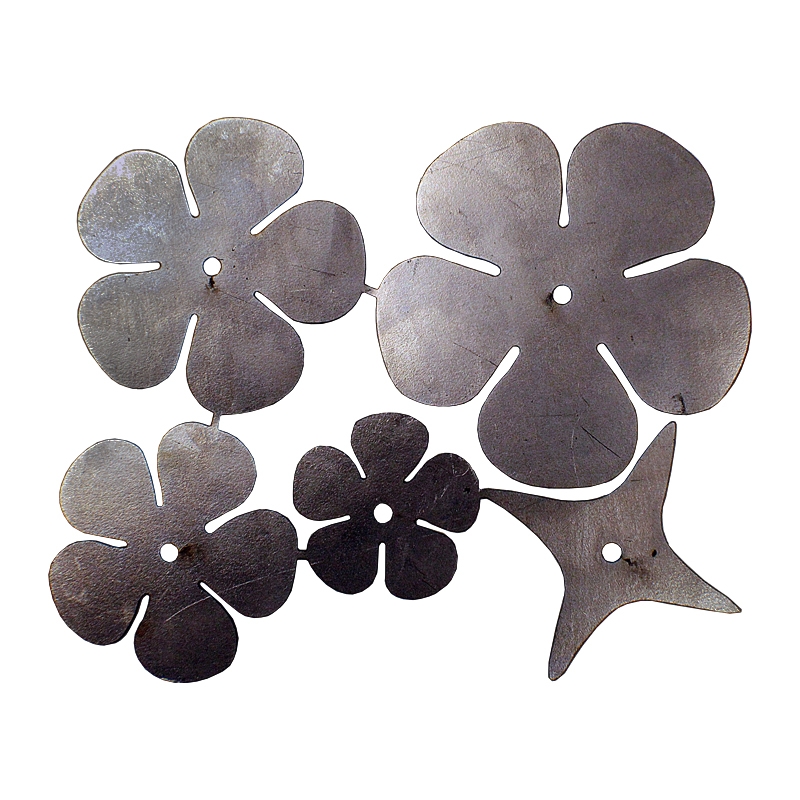 Blacksmith Rose Blank Kit 20 Gauge Steel Rose Blanks