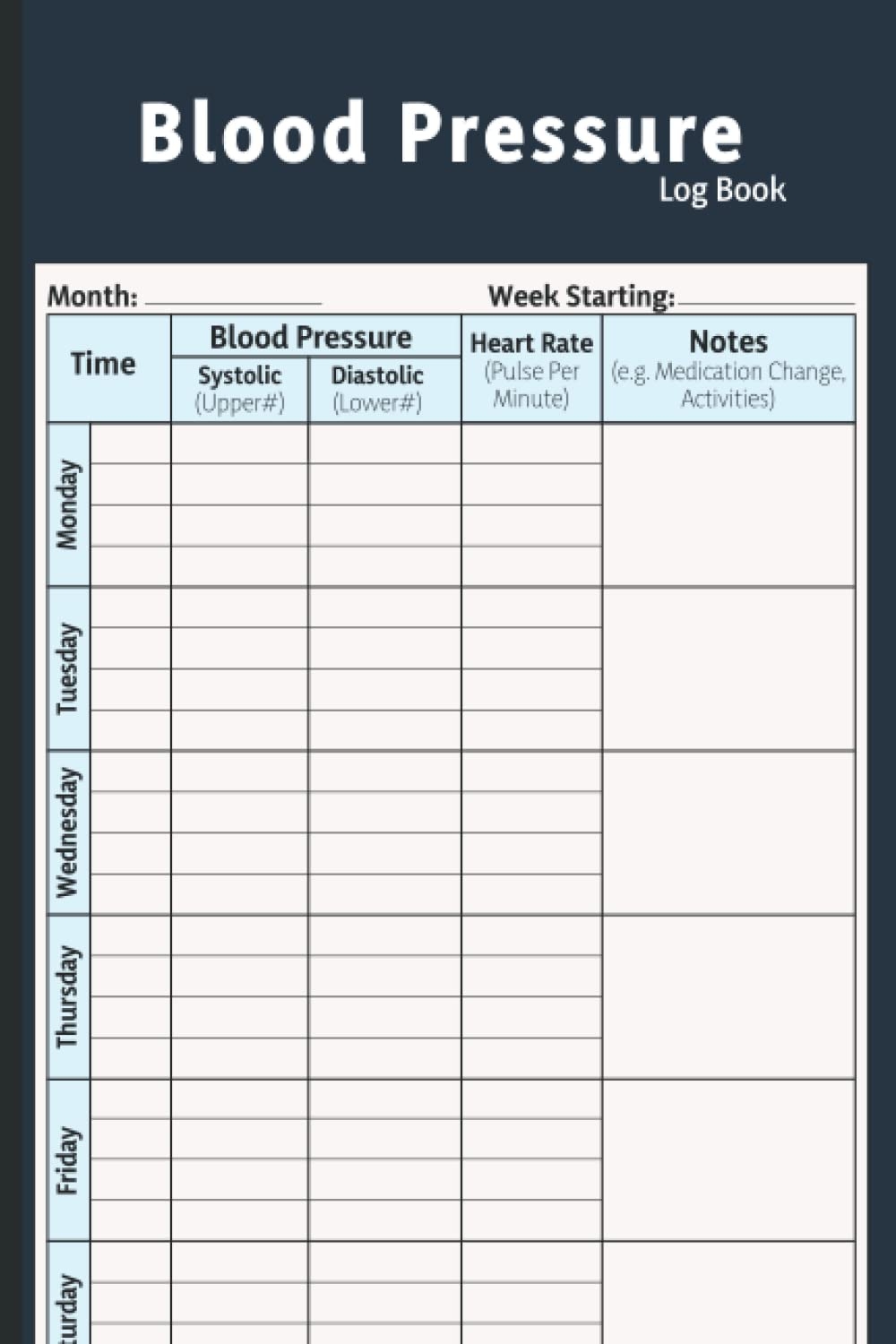 Blood Pressure Log Book Simple Daily Blood Pressure Log Record Monitor Blood Pressure At Home 110 Pages 6 X 9 Inches Amazon co uk Paul Eden 9798484874231 Books Blood Pressure Log Book Simple Daily Blood Pressure Log Record Monitor Blood Pressure At Home 110 Pages 6 X 9 Inches Amazon co uk Paul Eden 9798484874231 Books