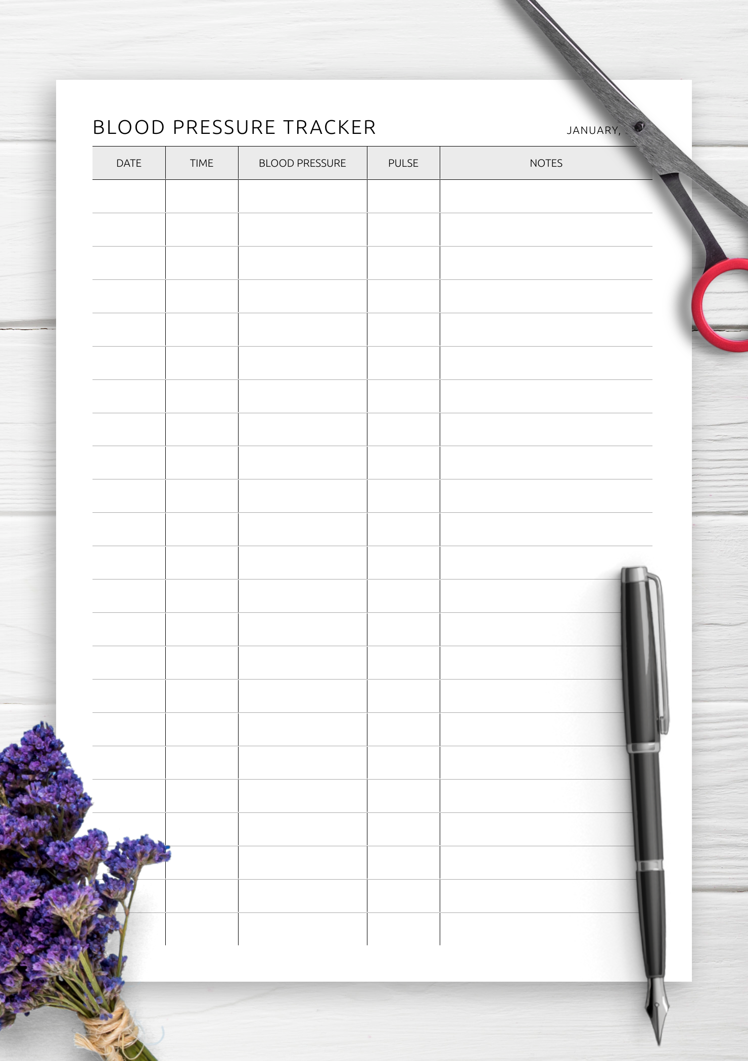 Blood Pressure Tracker Monitor Your Health With Precision