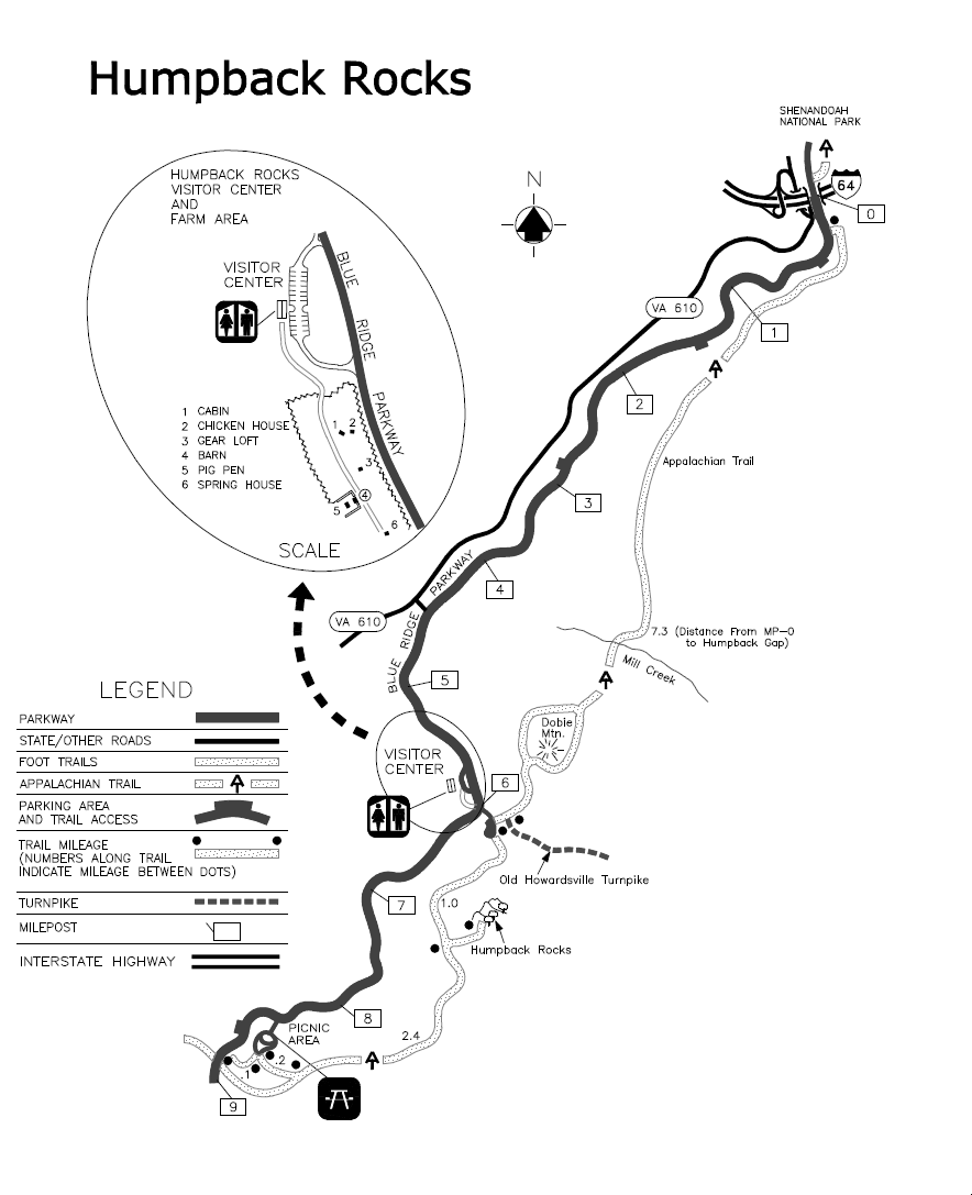 Blue Ridge Parkway Maps NPMaps Just Free Maps Period 