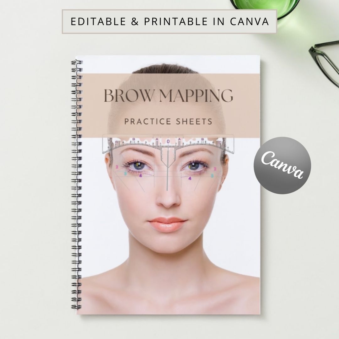 Brow Mapping Practice Sheets Printable Your Beauty Courses Brow Mapping Practice Sheets Printable Your Beauty Courses