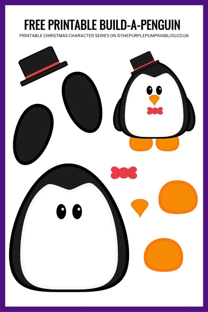 Build A Penguin Printable Free Printable Paper Penguin Template Worksheets Library