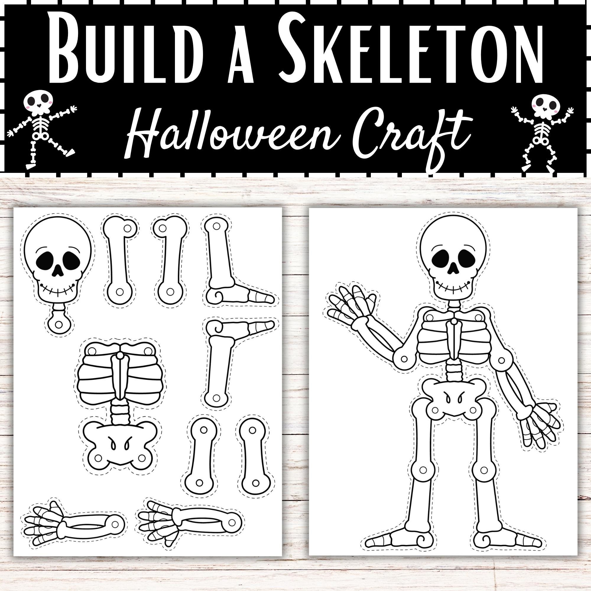 Build A Skeleton Cinco De Mayo Crafts Create A Skull Halloween 