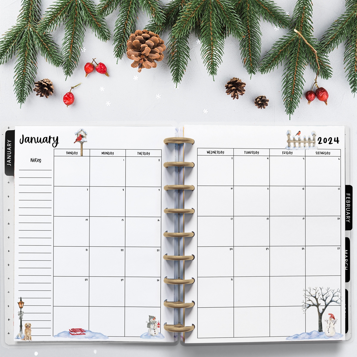 Free Printable Monthly Calendar With Holidays