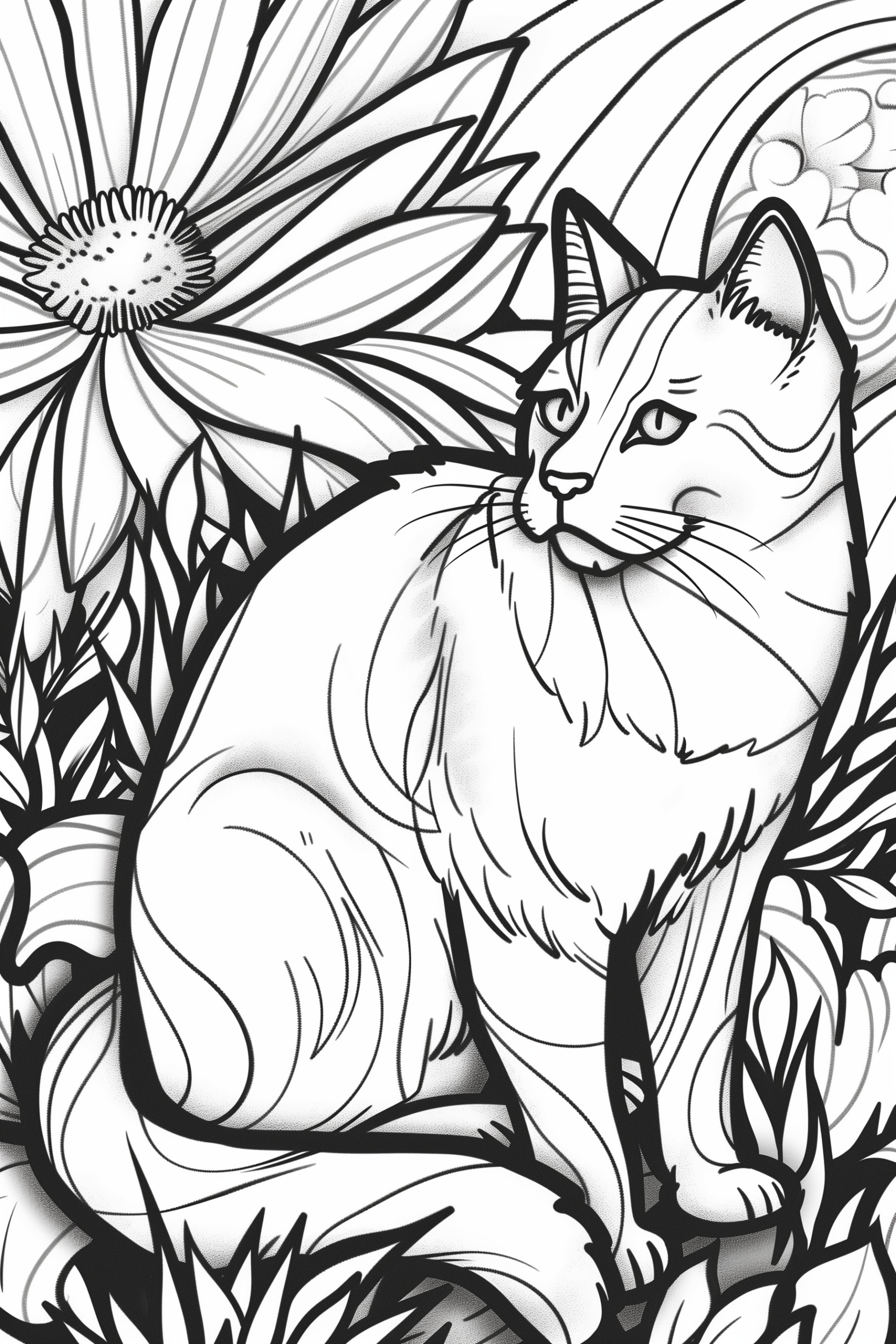 Printable Cat Coloring Sheets