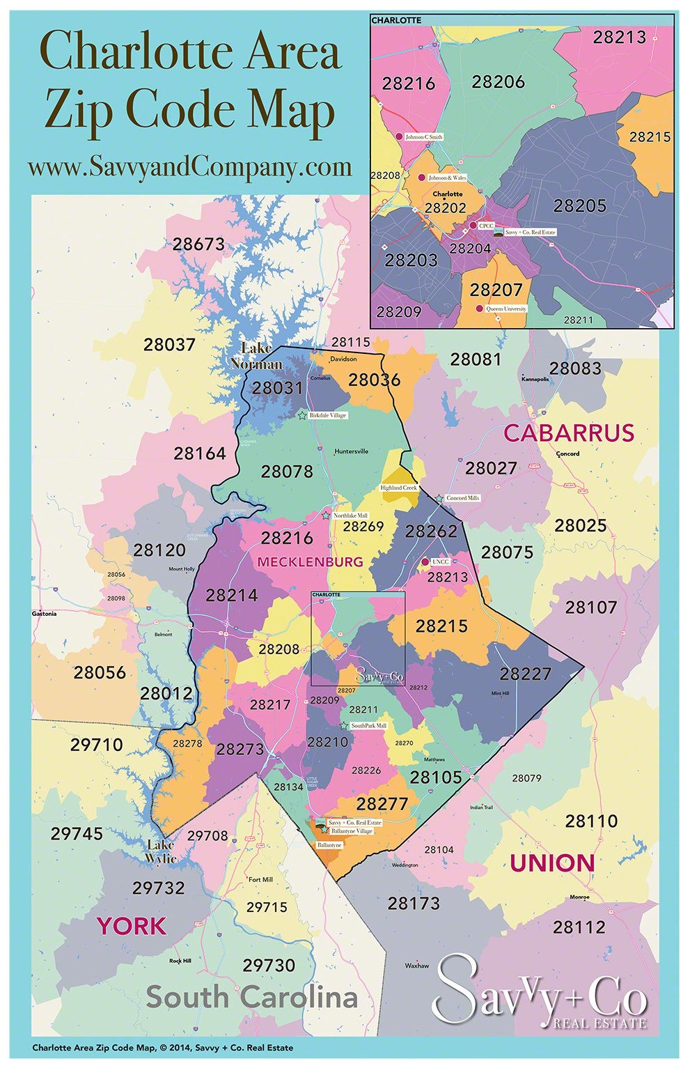 Charlotte NC Zip Code Map An Essential Guide Savvy Co Real Estate Charlotte NC Zip Code Map An Essential Guide Savvy Co Real Estate