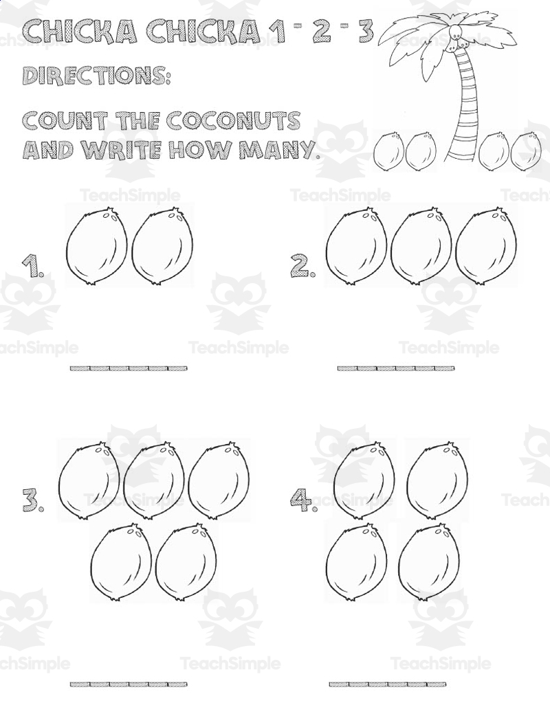 Printable 123 Worksheets