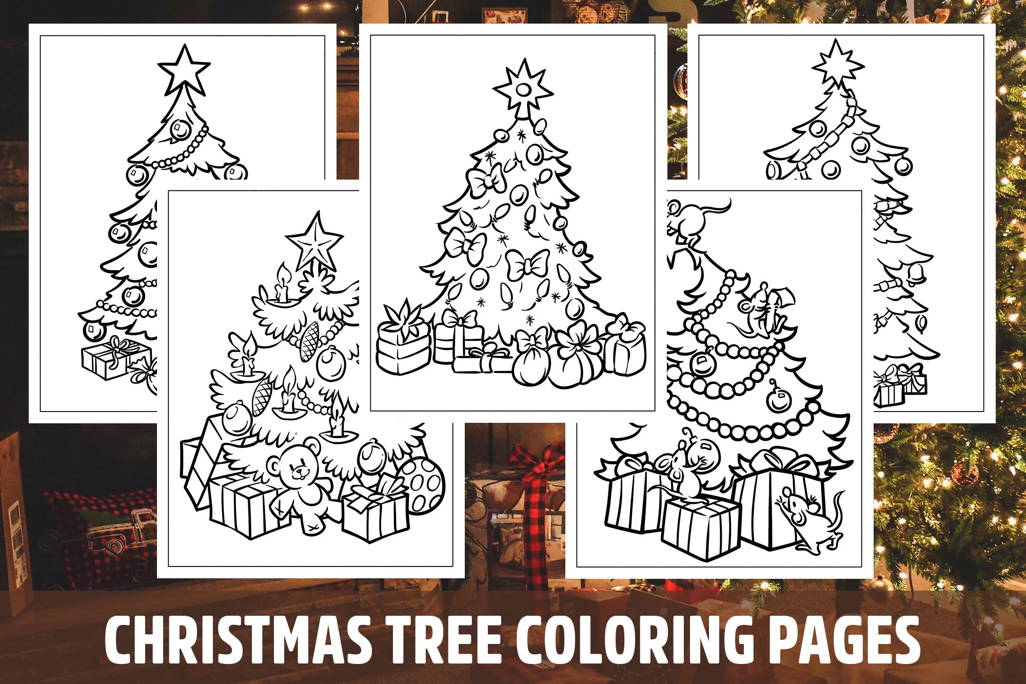 Christmas Tree Coloring Sheet Printable Christmas Tree Coloring Sheet Printable