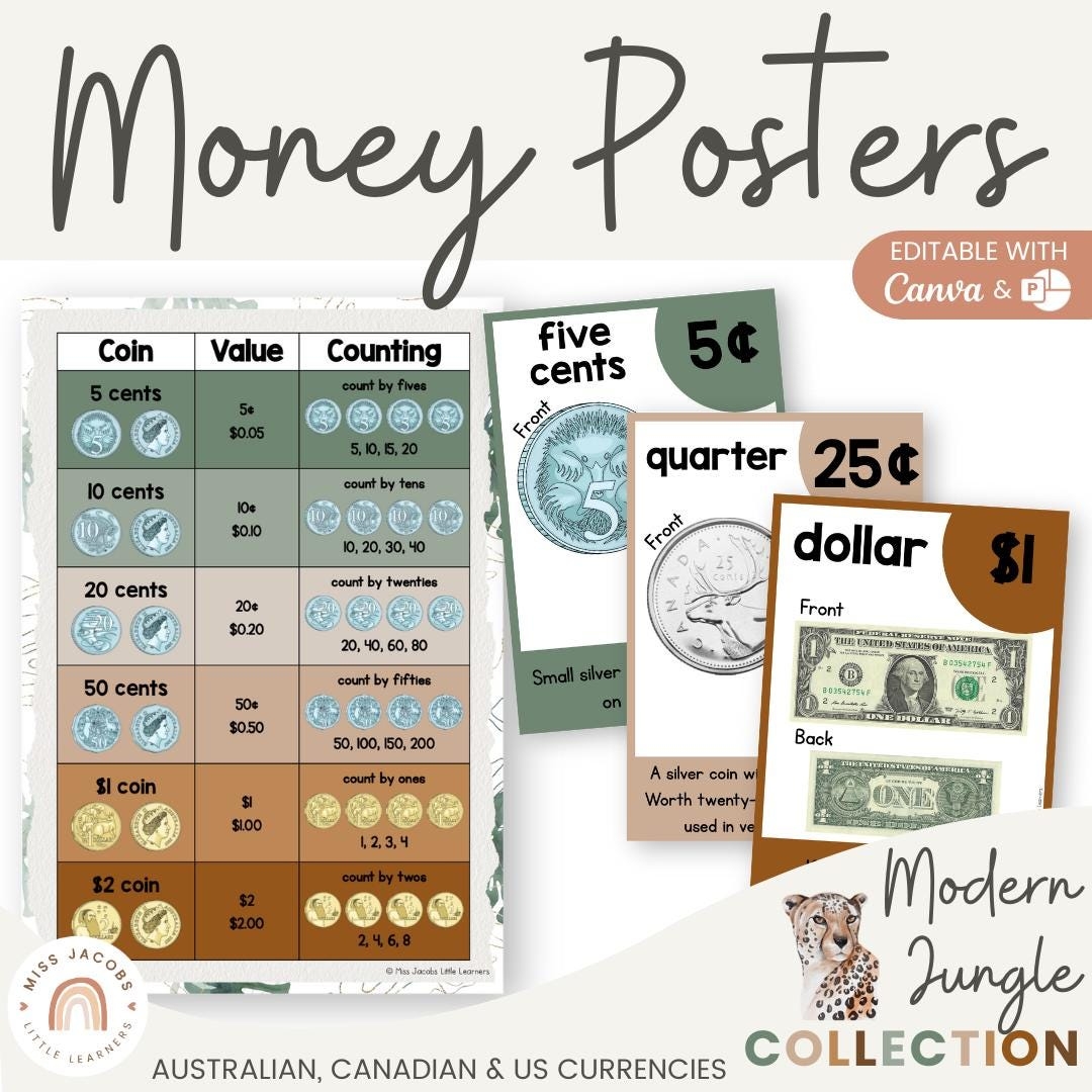 Free Printable Money Value Chart