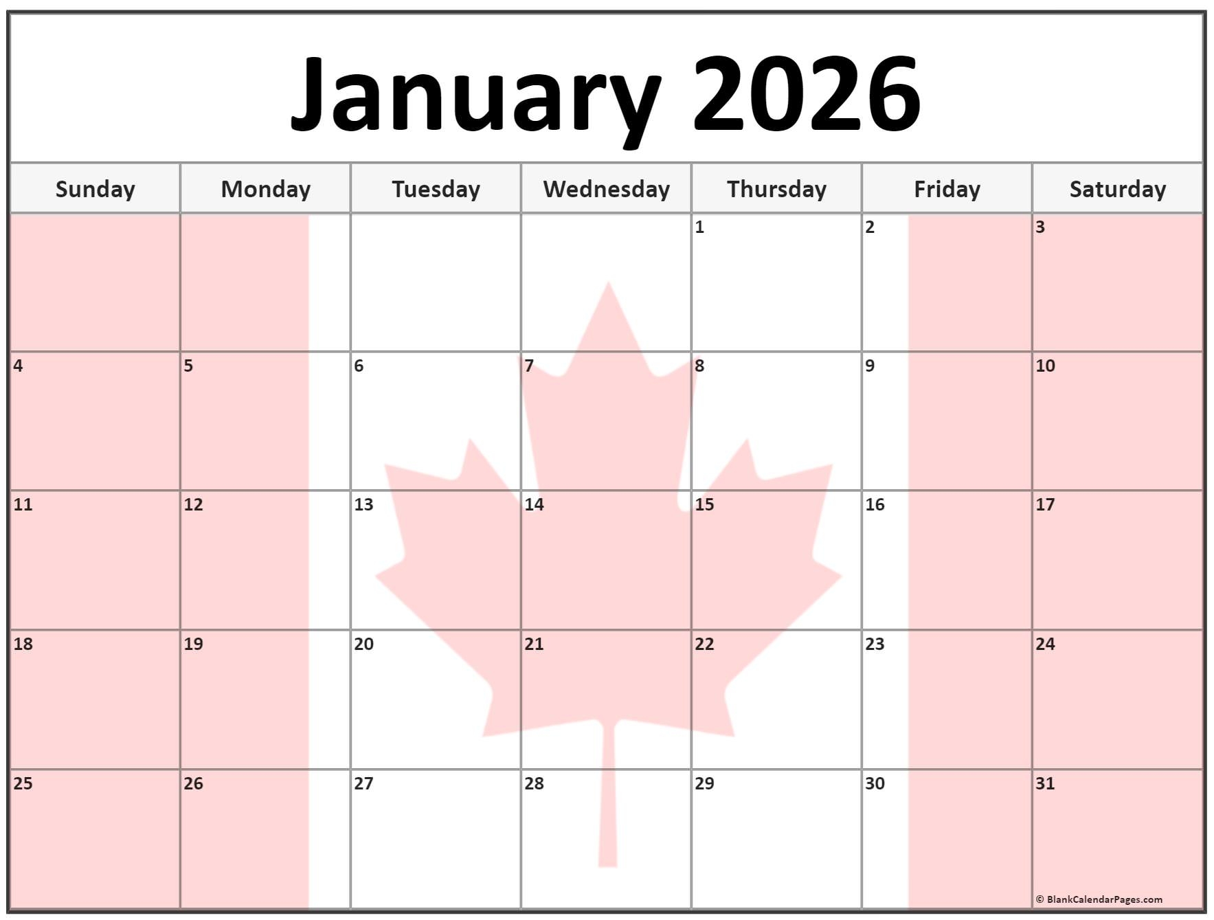 Collection Of January 2026 Photo Calendars With Image Filters Collection Of January 2026 Photo Calendars With Image Filters