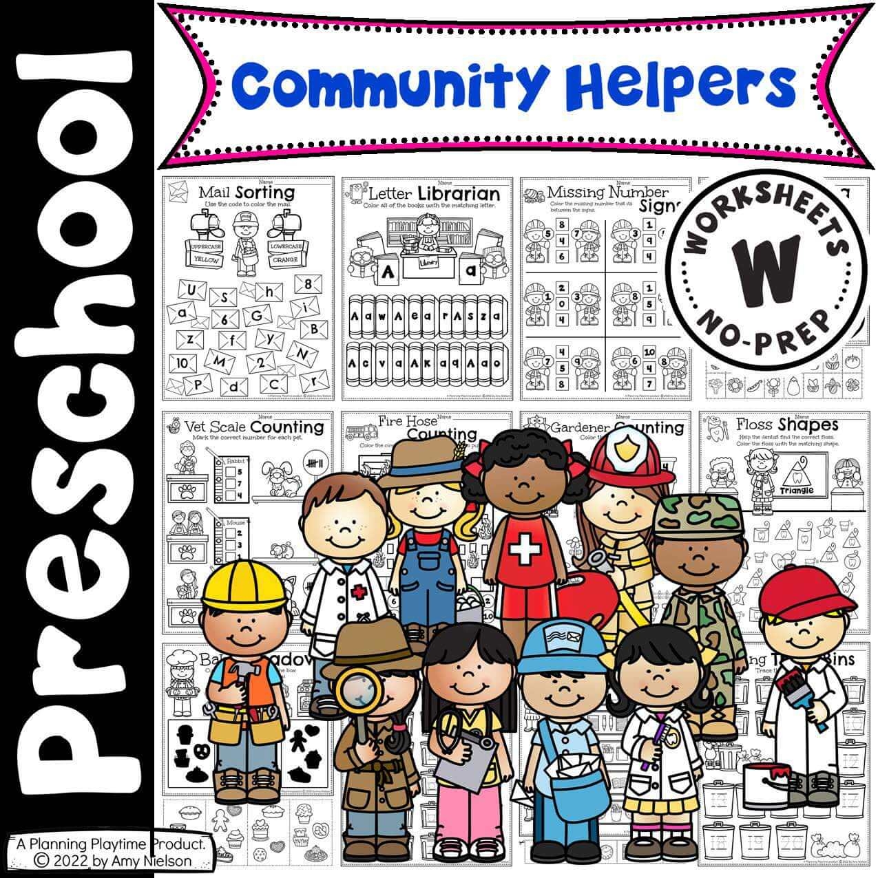 Printable Community Helpers Worksheets