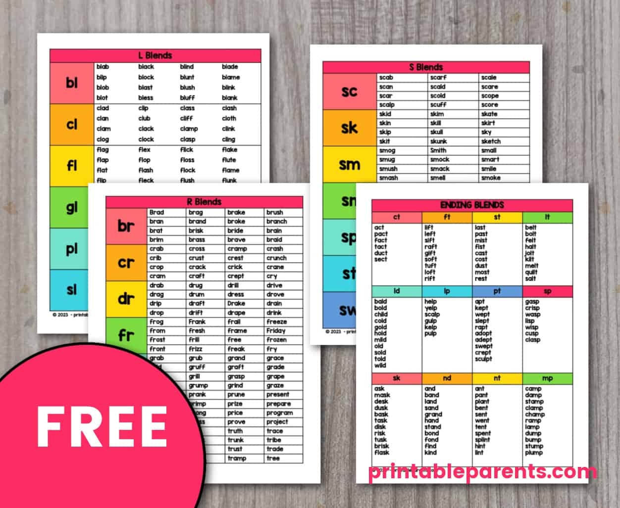 Consonant Blends Word List Printable Parents Consonant Blends Word List Printable Parents