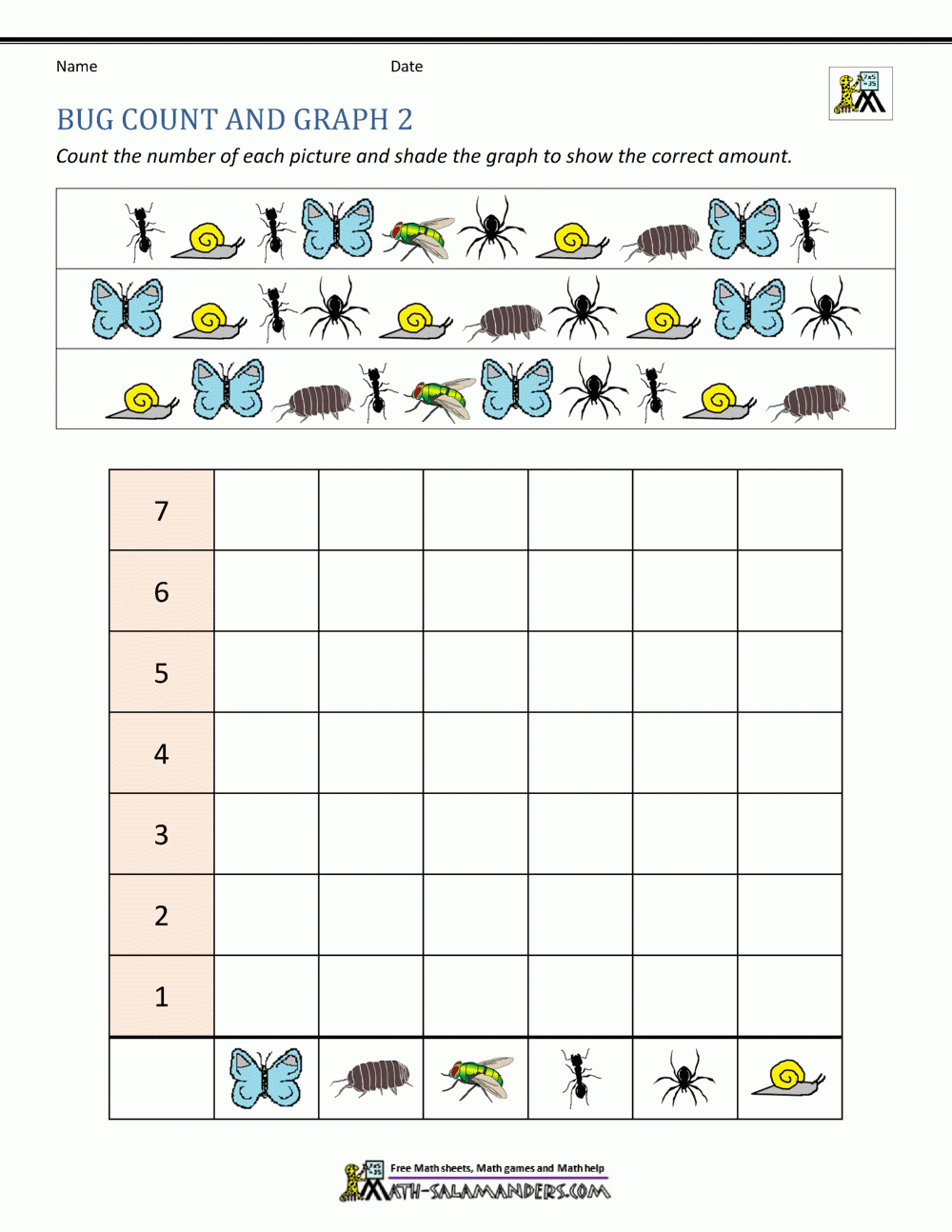 Printable Graph Worksheets For Kindergarten