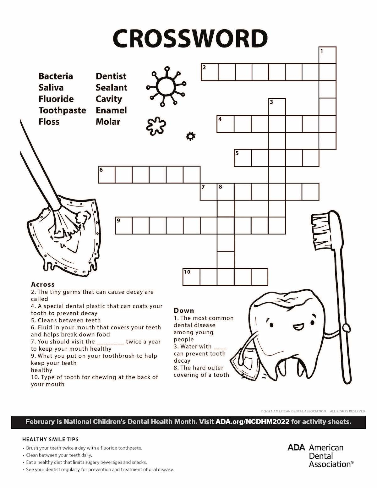 Printable Dental Activity Sheets Printable Dental Activity Sheets