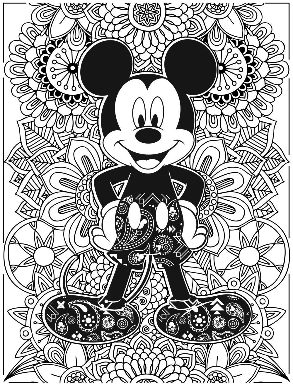 Printable Disney Colouring Sheets