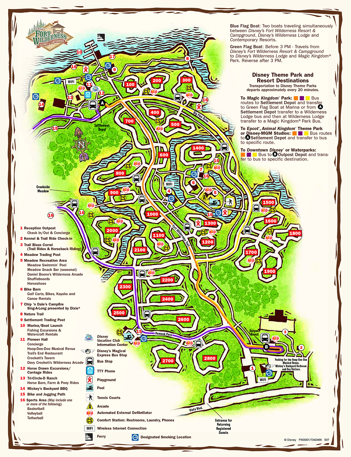 Disney World Maps With Magic Kingdom Map