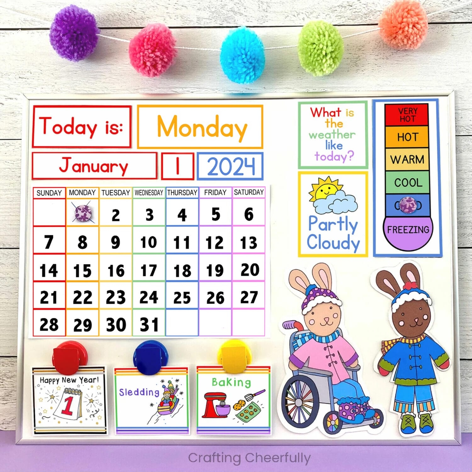 Printable Calendar With Large Boxes