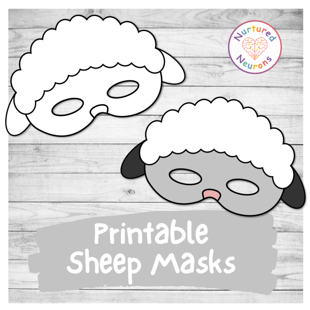 Free Printable Sheep Face Template
