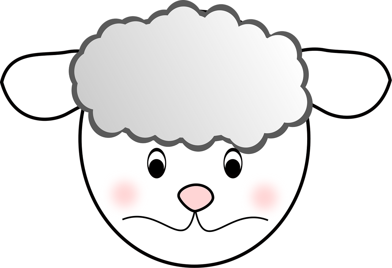 Download Sheep Face Head Royalty Free Vector Graphic Pixabay