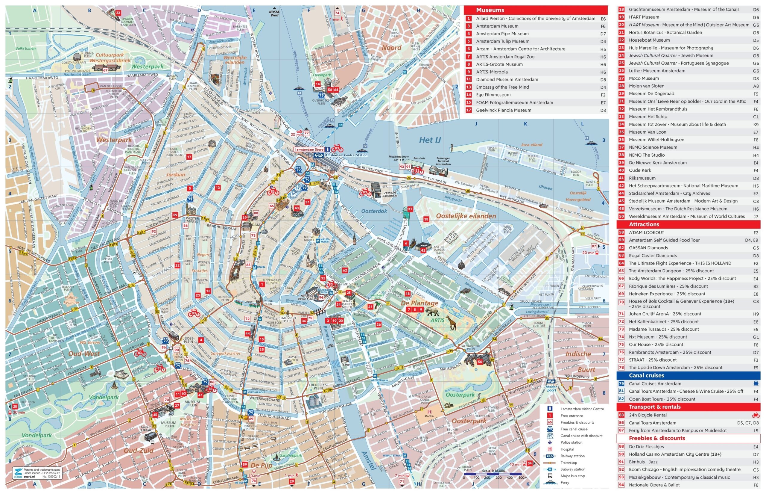 Downloadable Map Of Amsterdam I Amsterdam