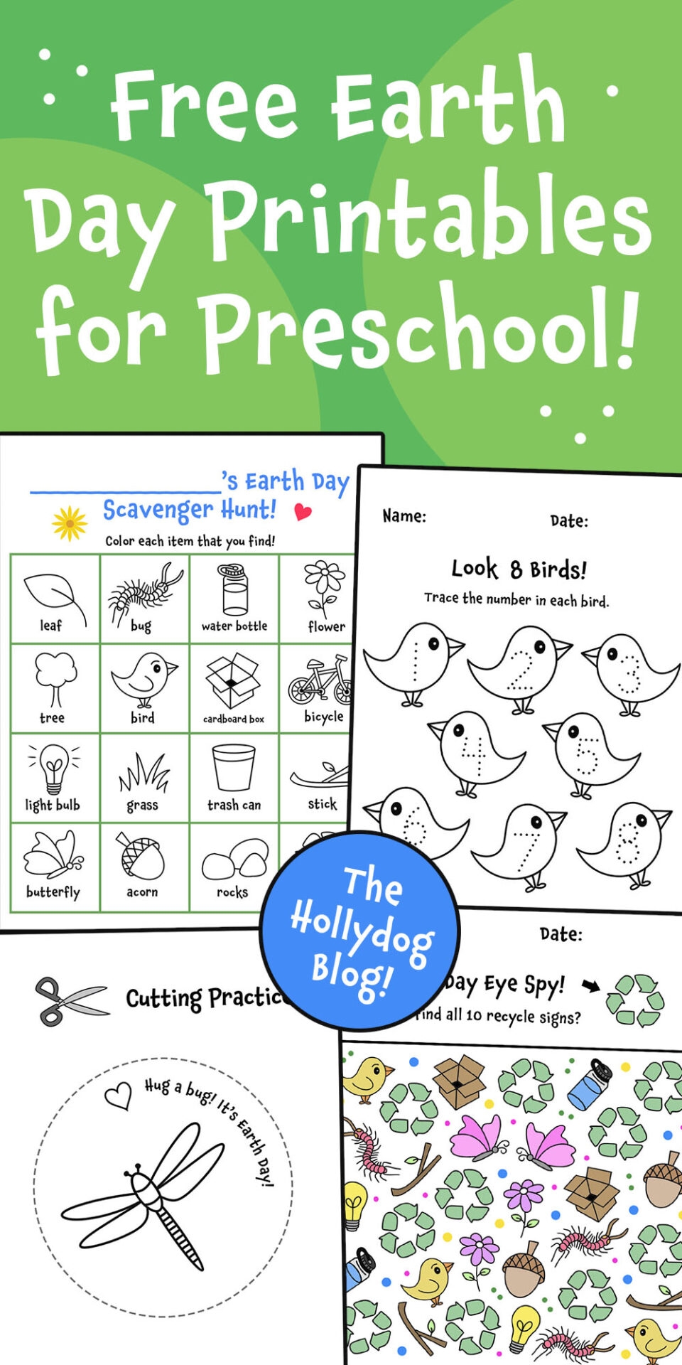 Earth Day Preschool Theme Free Printables The Hollydog Blog