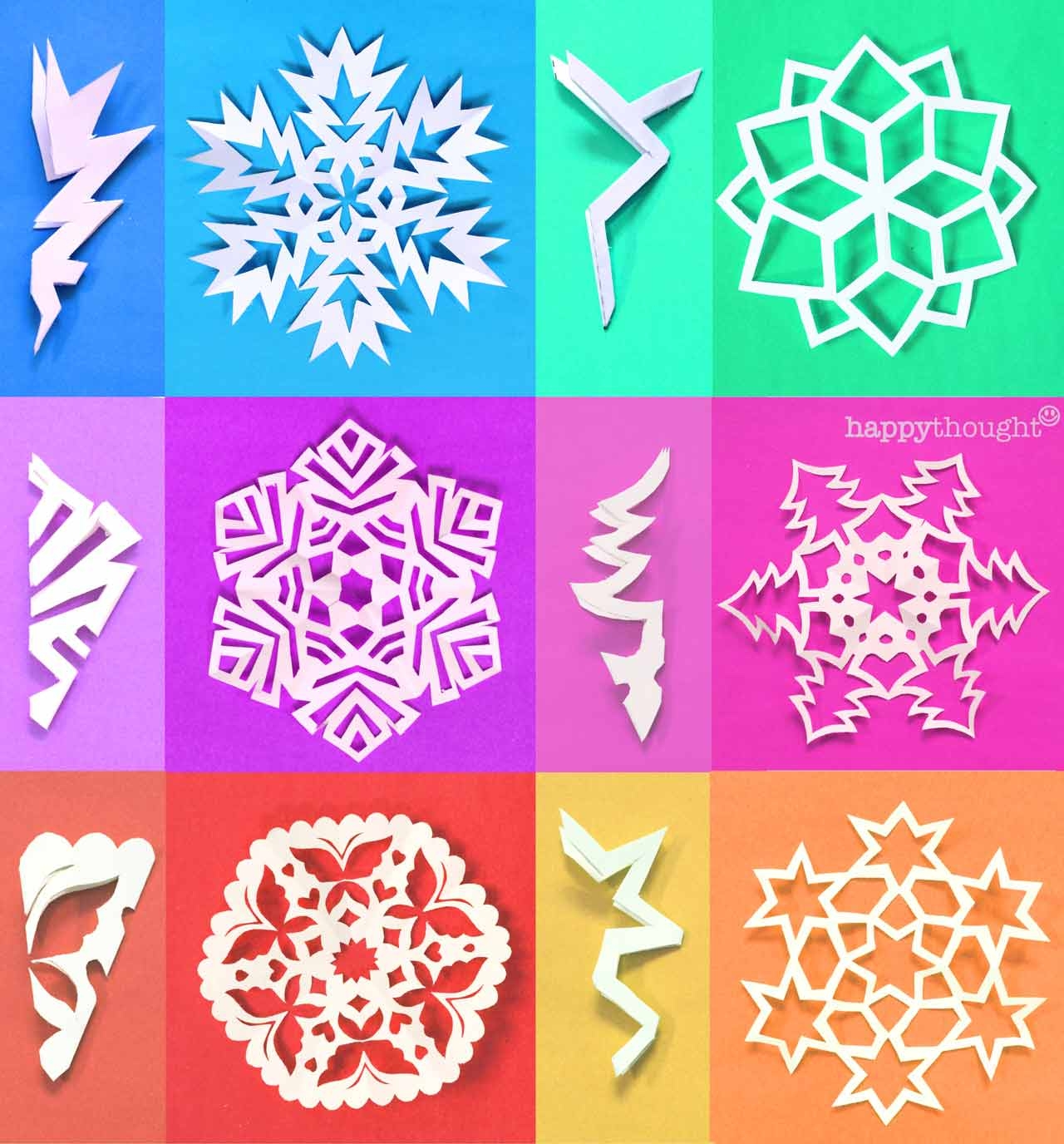 Easy DIY Snowflake Templates Perfect Decorations Happythought Easy DIY Snowflake Templates Perfect Decorations Happythought